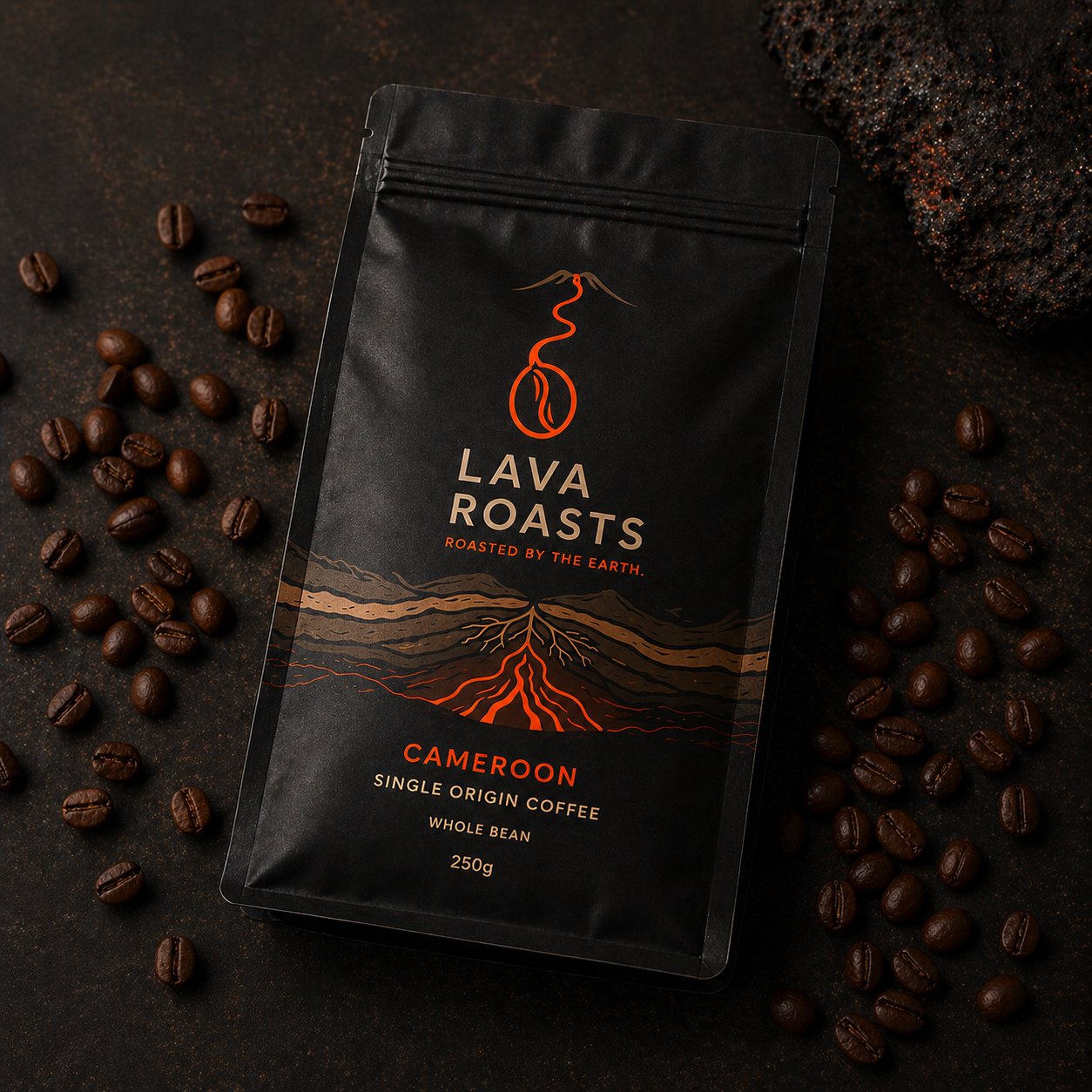 Lava Roasts Cameroon Single Origin 250g coffee bag