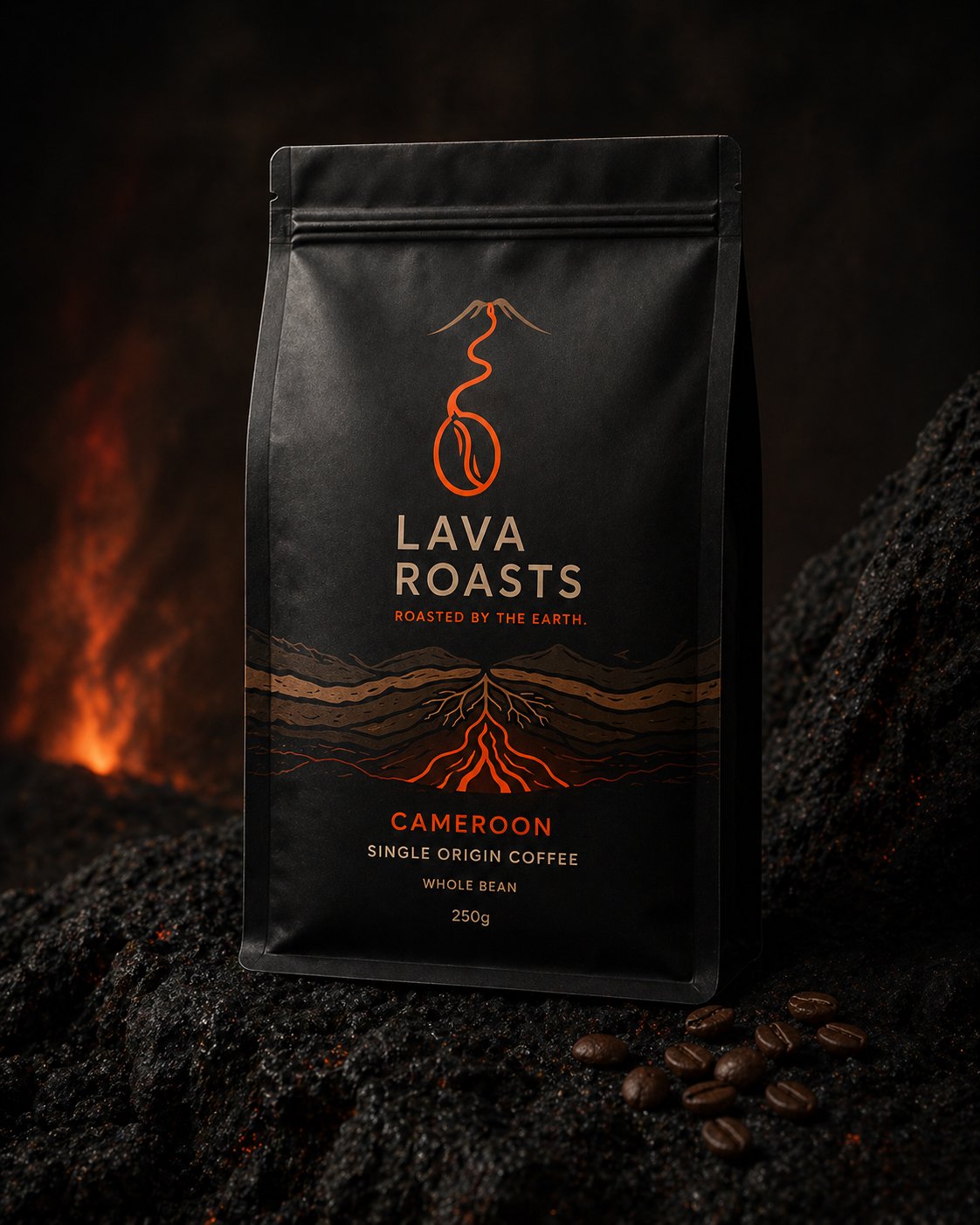 Lava Roasts Cameroon Single Origin coffee bag