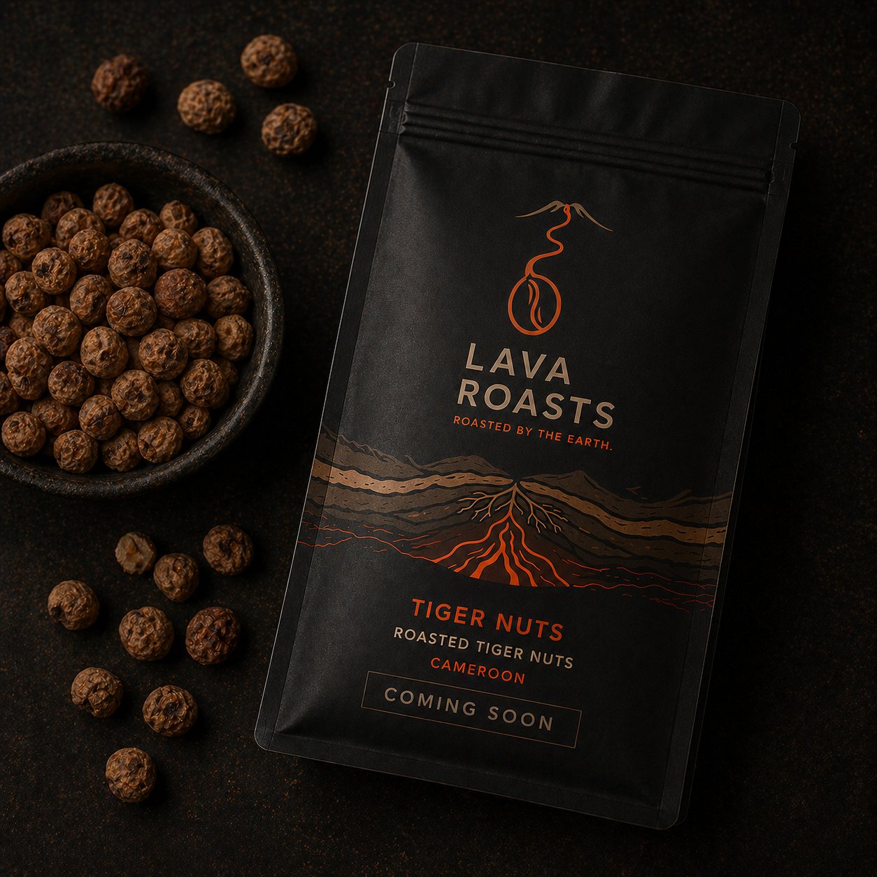 Lava Roasts Tiger Nuts roasted bag